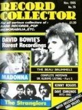 RECORD COLLECTOR MAGAZINE No. 75, David Bowie, The Stranglers, Madonna