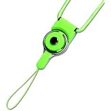 Reiko STRAP-LCGR Fashionable Universal Neck Strap Lanyard for Mobile Phones- 1 Pack - Retail Packaging - Green