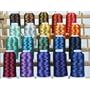 20 Cone Set Polyester Embroidery Thread - Royal Colors