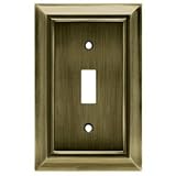 Brainerd #64164 Single ANTBRZ Switch Plate