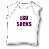 LSU Sucks Jr. Miss Cap Sleeve