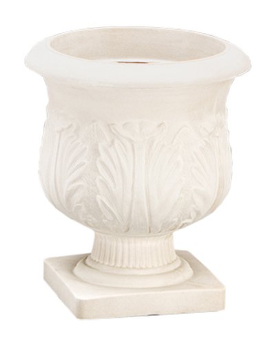 Crescent Garden A135017 Carlisle Urn in Weathered Stone