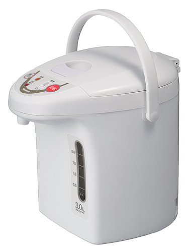 ピーコック 電動給湯ポット(カルキとばし) 3.0L ホワイト WMI-30-W