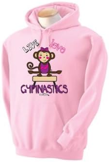 Gymnastics Maisy Monkey Hoodie