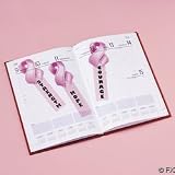 48 pc Pink Ribbon Breast Cancer Awareness Bookmarks