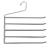 One Non-Slip Trouser Hanger Bar for 5 Pairs