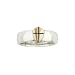 Two-Tone Sterling Silver and 14kt Gold 