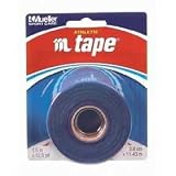 MUELLER ZINC OXIDE TRAINERS TAPE M TAPE NAVY 1 1/2 INCH ROLL