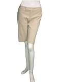 CHAIKEN Stretch Cotton Bermuda Shorts in Khaki