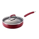 Farberware Chroma 10-Inch/2.75-Quart Covered Saute, Red