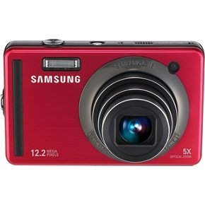 Samsung 12MP Dig Camera 5X Opt 3.0IN LCD Red