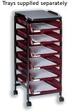 Hago Beanstalk Filing Trolley with 6 Trays W314xD380xH740mm Ref 991000