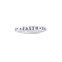 Sterling Silver "Faith" Ring by Bob Siemon