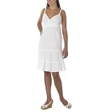 Juniors' Xhilaration Crossover V-Neck Tiered Dress - White