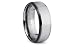 Jewelry : Tungsten Carbide Ring High Polish with Beveled Black edges 8mm