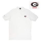 Georgia Bulldogs NCAA Classic Pique Polo Shirt (White)