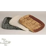 Mid-West Metal Quiet Time Fur Bed Cinnamon 30x21