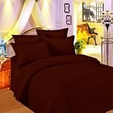 New King Size 6 Piece Burgandy (Dark Red) in Color 1000 Count Microfiber Sheet & Pillowcase Set