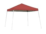 ShelterLogic Pro Series Sport Slant Leg Pop-Up Canopy, Red, 12 x 12-Feet