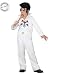 Kids’ Lil’ Elvis Presley Jumpsuit Costume Set- White