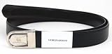 Giorgio Armani - Giorgio Armani Men's Adjustable Leather Black/Brown Reversible Belt