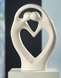 Zoom Produkt-Bild: Gilde Sculpture Francis Figur HERZLICHKEIT CREME 30183