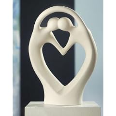 Gilde Sculpture Francis Figur HERZLICHKEIT CREME 30183