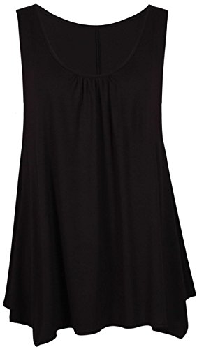 PurpleHanger Women's Stretch Sleeveless Skater Shift Dress