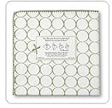 Swaddle Designs Ultimate Receiving Blanket - Sage Mod Circles