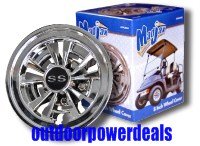 GOLF CART SS HUBCAPS HUB CAPS FITS YAMAHA CLUB CAR EZ-GO 8