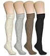 Womens Premium Over The Knee Boot Socks - Solid - Size 9-11 - Colors Available