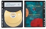 IMAGE OF 2000 Compucessory CD/DVD Half Sheet Storage Binder Filing Sleeve (Holds 2 Discs)