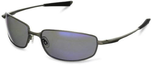 Revo Men's Discern RE8000-03 Polarized Square Sunglasses,Titanium Frame/Cobalt Lens,one size
