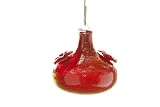 Bird Brain Crackle Hummingbird Feeder, Red