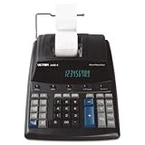 Victor® 1460-4 Extra Heavy-Duty Two-Color Printing Calculator, 12-Digit Display