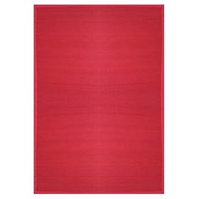 Anji Mountain Bamboo Rug Co. Villager Crimson Bamboo Rug 2' x 3' by Anji Mountain Bamboo Rug Co.