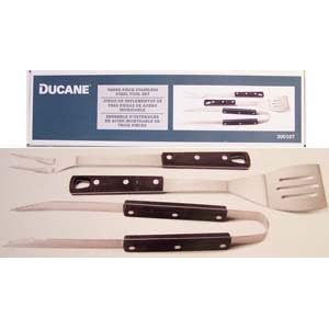 3 pc. BBQ TOOL SET - CASE PACK OF 6 by Ducane