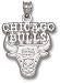 Chicago Bulls Sterling Silver Pendant
