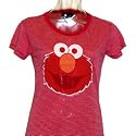 Elmo From Sesame Street Vintage Women's T-shirt by Junk Food Clothing