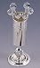 SILVER PICK HOLDER - SET OF 6 SILVER PLATED AND CRYSTAL PICKS AND HOLDER