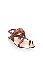 Gio & Mi Sandalias planas (Marrón)