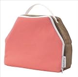 Hoohobbers Personalized Munch Box in Suede Brown Pink