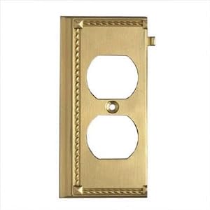 Clickplates End Socket Plate in Brass by ELK Lighting