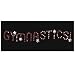 Iron On Gymnastics Word with Stars