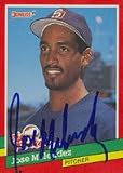 Jose Melendez, San Diego Padres Autographed Card