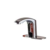 Rozin 現代のスタイル 自動センサーの蛇口 クロムめっき 浴室 洗面台用 シングル冷水 じゃぐち