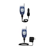 Essential Kit for the Samsung SPH-A740 - includes Car and Wall Charger with Rapid Charge Technology - Gomadic Brand w/ TipExchange Technology