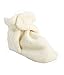 Zutano Kids' Unisex-Baby Newborn Cozie Fleece Bootie, Cream, 12 Months