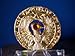 Staff of Ra, Egyptian Headpiece, Shiny Gold, Solid Metal Staff of Ra, Egyptian Headpiece, Shiny Gold, Solid Metal