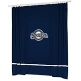 Milwaukee Brewers Jersey Material Shower Curtain